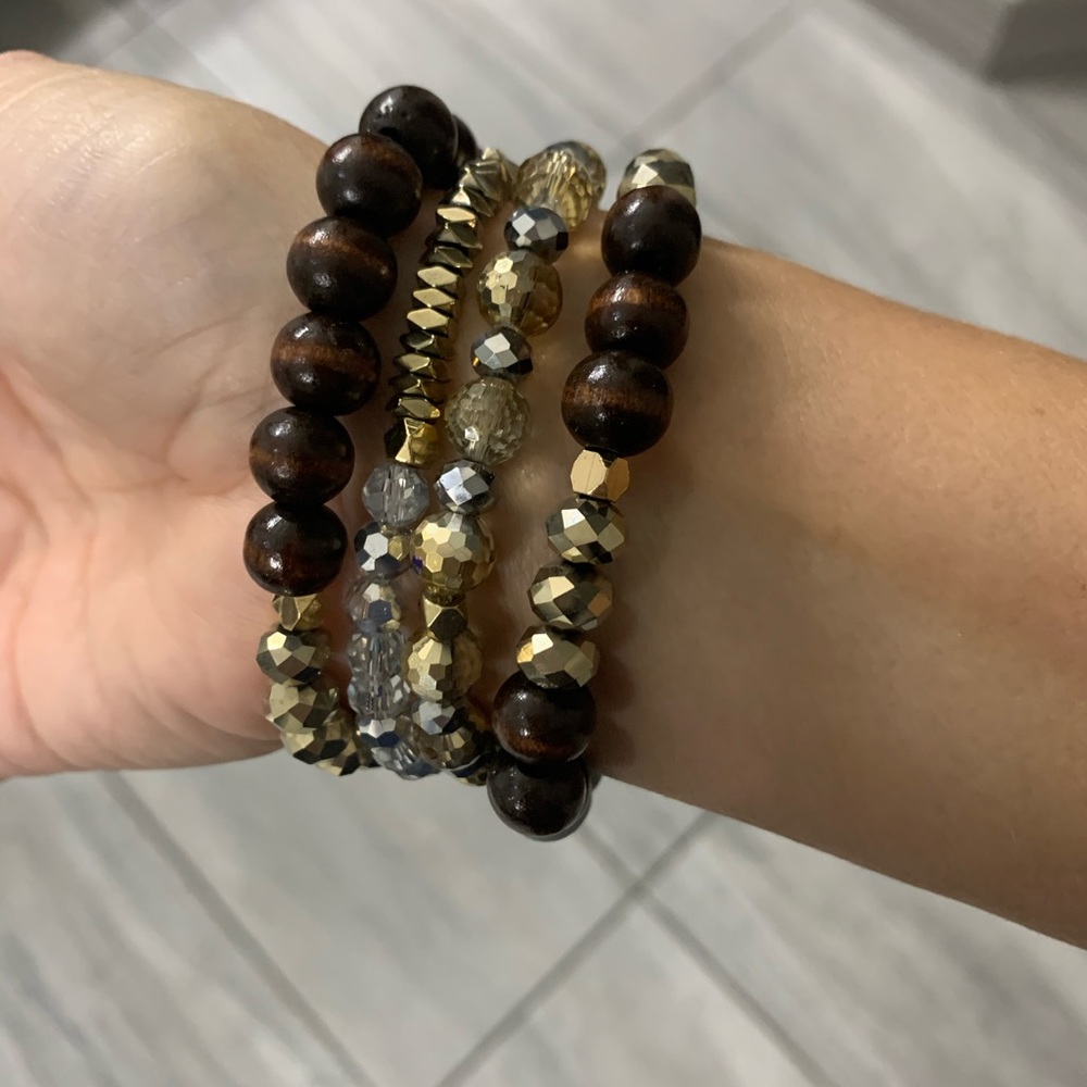 Four-piece bracelet stack - Picture 2 of 4